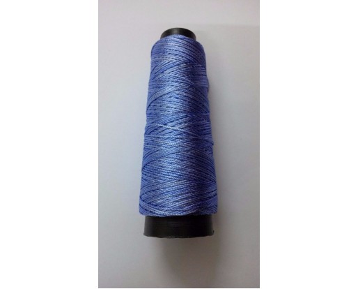 BLUE - 175+ Yards Viscose Rayon Art Silk Thread Yarn - Embroidery Crochet Knitting Lace Trim Jewelry